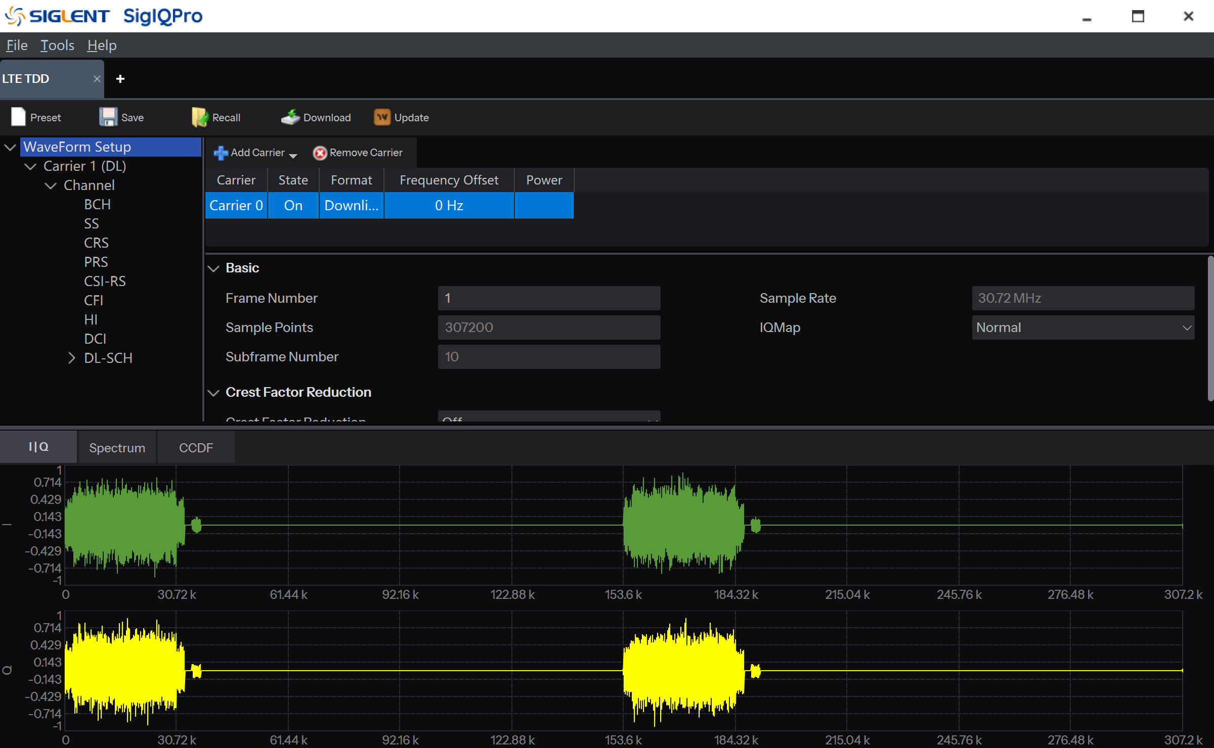 Sigiqpro Lte Tdd Siglent